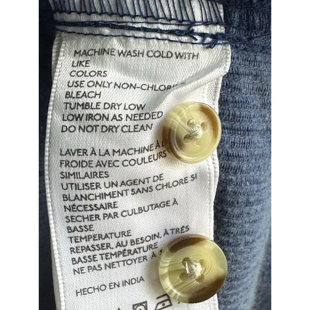 Urban Outfitters Blue Corduroy Button-Front Shirt Jacket Size Large